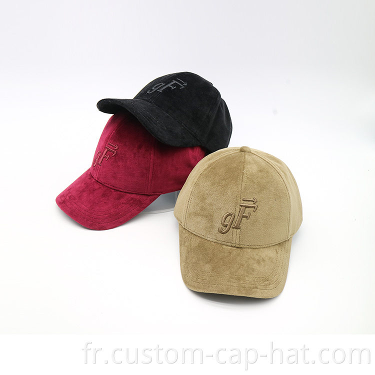 Suede Baseball Cap 